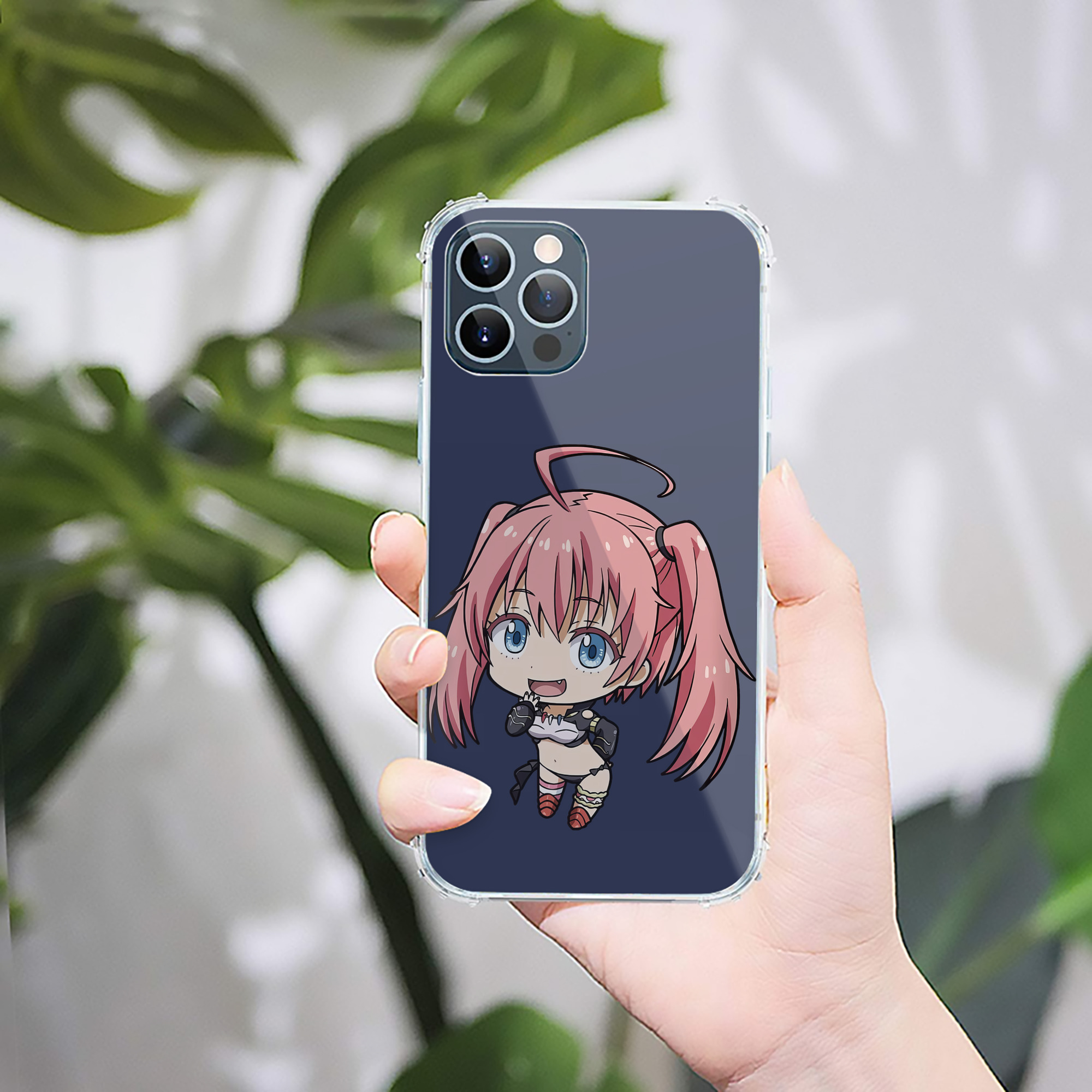 （画像用） 転スラ Regarding Reincarnated to Slime 【iPhone 12シリーズ対応】透明スマホケース（クリアソフトケース）